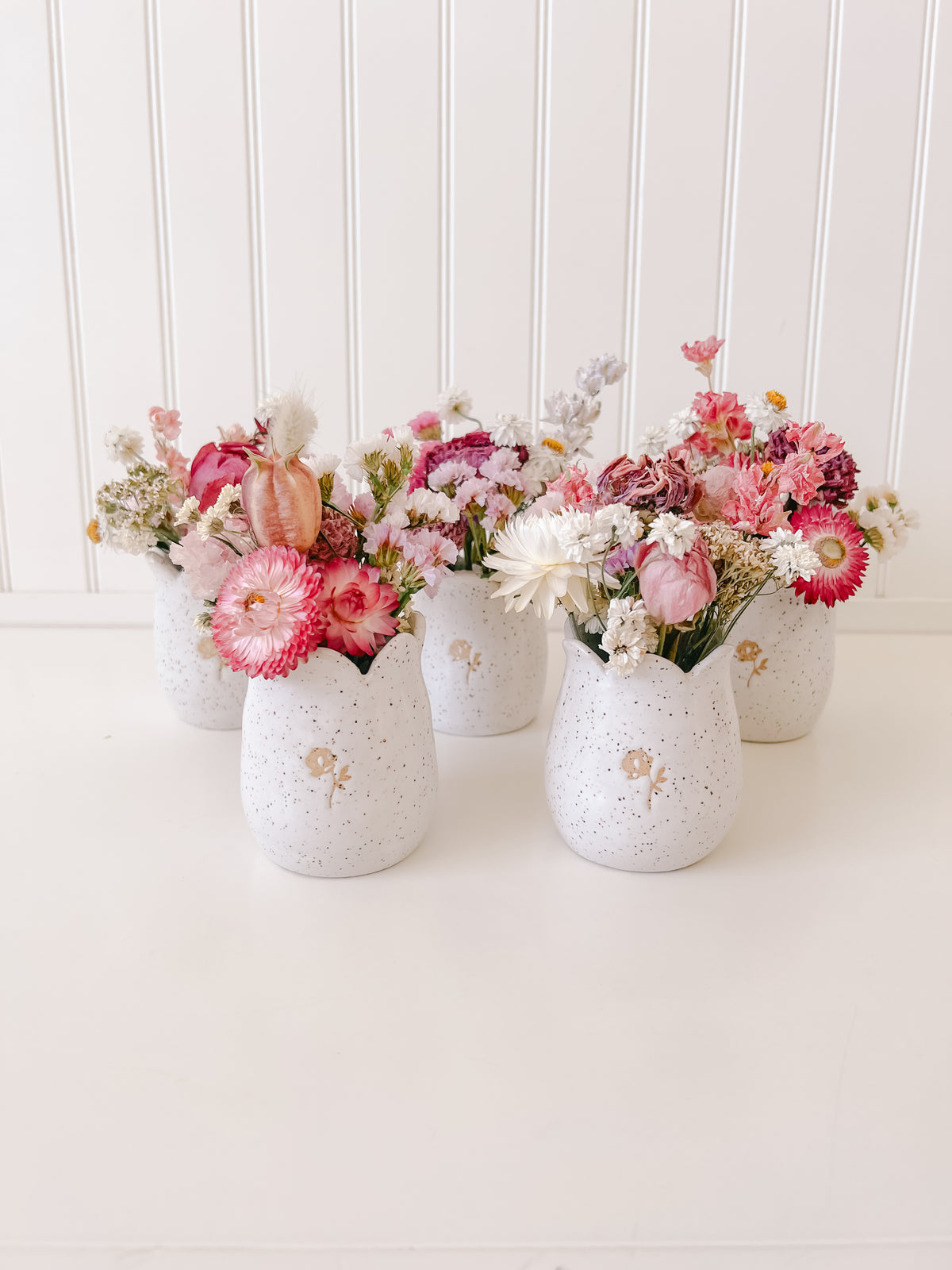Okey Doecke x 805 Florals - Bud Vase & Dried Florals - Pinks