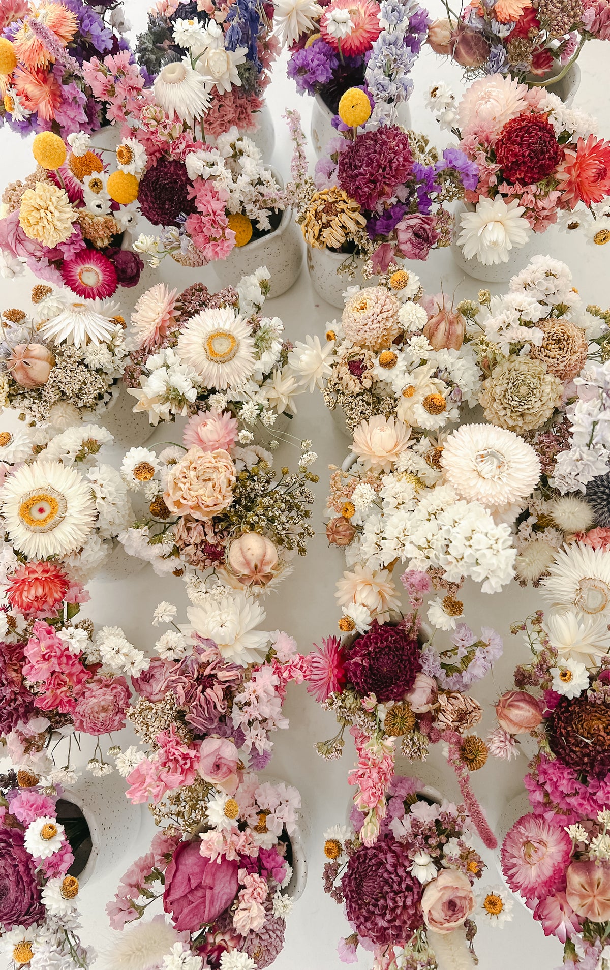 Okey Doecke x 805 Florals - Bud Vase & Dried Florals - Pinks