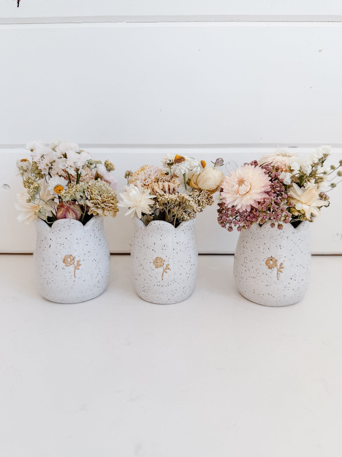 Okey Doecke x 805 Florals - Bud Vase & Dried Florals - Neutrals