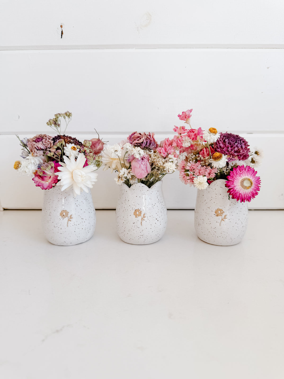 Okey Doecke x 805 Florals - Bud Vase & Dried Florals - Pinks